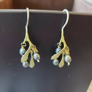 Olive Branch Dangling Earrings